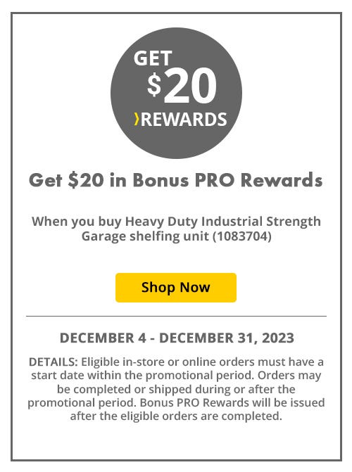 Get 20 $ in bonus pro rewards
