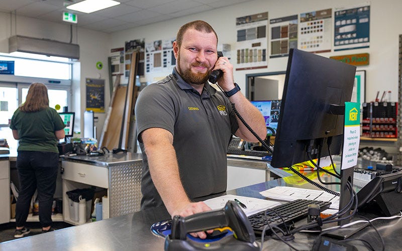 One of our KENT PRO associates at the Service Desk.